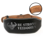 Weight Lifting Belt Adjustable Gym Leather Belt