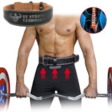 Weight Lifting Belt Adjustable Gym Leather Belt