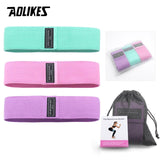 AOLIKES Fitness Rubber Band Elastic Yoga Resistance Bands Set