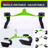 8 Piece Set Fitness Lat Pull Down T Handle Bar