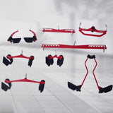 8 Piece Set Fitness Lat Pull Down T Handle Bar