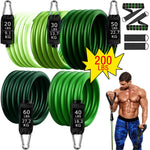 200lbs Resistance Bands Set Exercise Workout Loop Bands