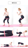 5Pcs/Set Latex Woman Yoga Resistance Band