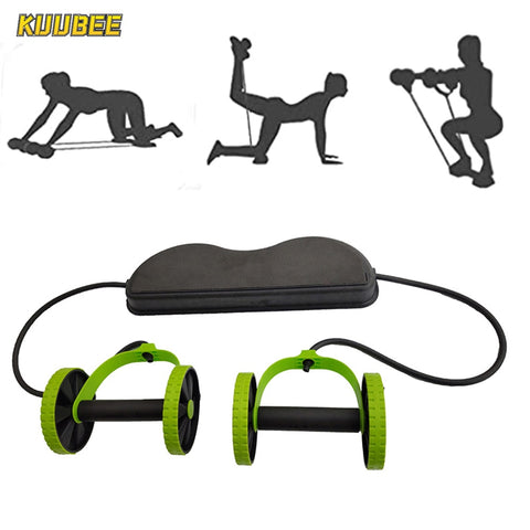 Ab Roller Wheel Core Abdominal Exercise Fitness Trainer Multi-Functional Home Gym Workout Equipment